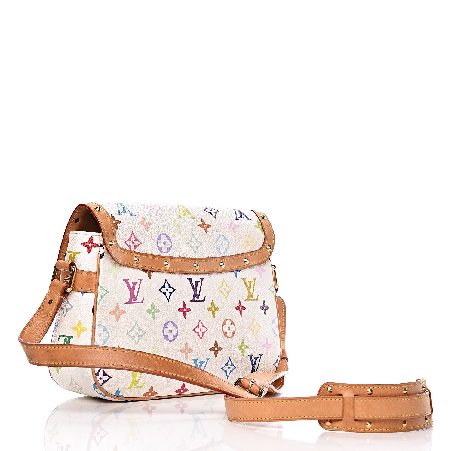 Louis Vuitton Monogram Multicolor Sologne White 3 of 14
