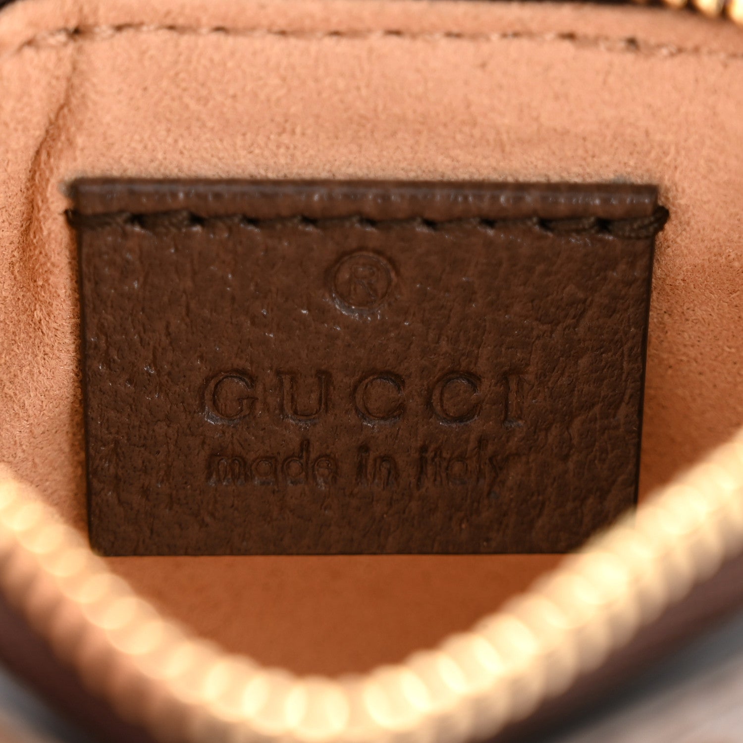 Gucci GG Supreme Monogram Web Ophidia Key Case Beige New Acero 6 of 8
