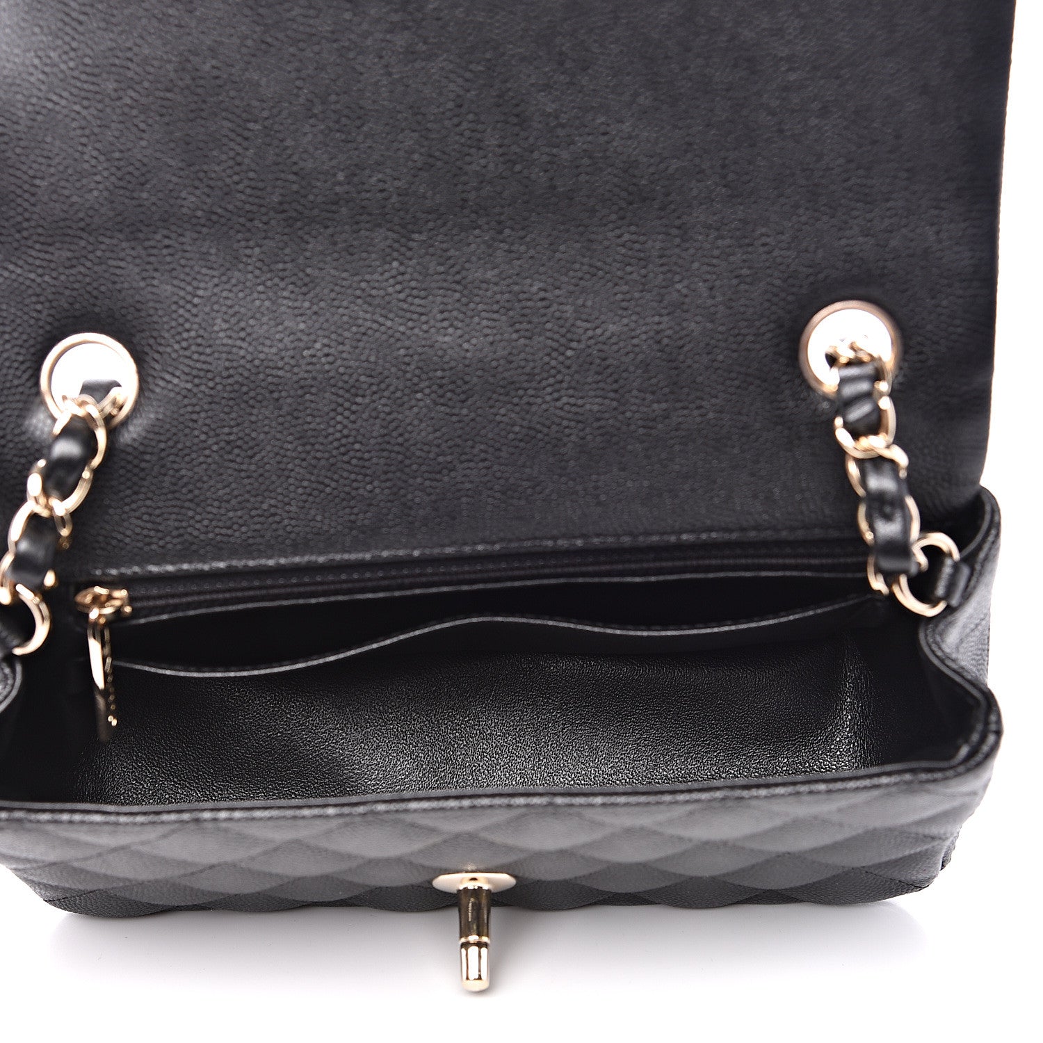 Chanel Caviar Quilted Mini Rectangular Flap Black 4 of 10