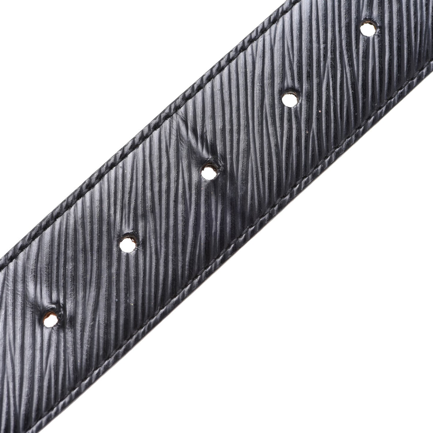 Monogram Epi 35mm LV Circle Reversible Belt 80 32 Black