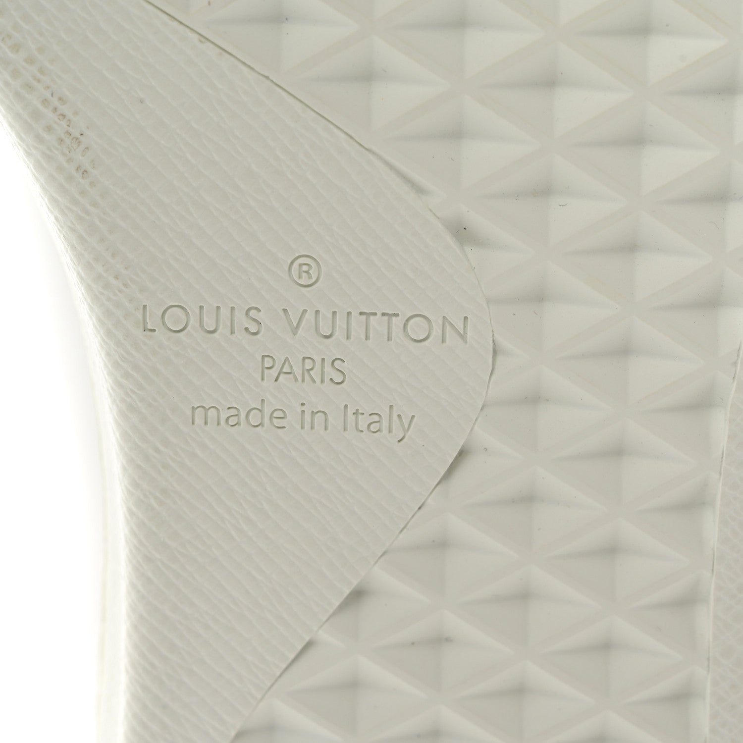 Louis Vuitton Calfskin Luxembourg Samothrace Mens Sneakers 9 White Blue 6 of 9