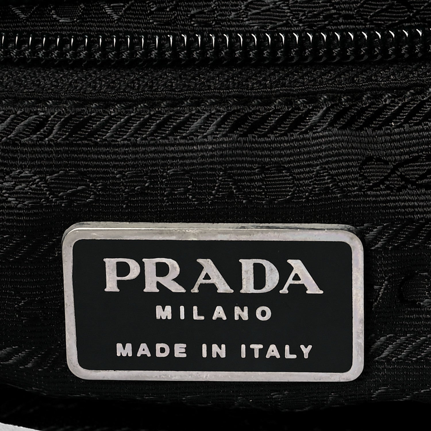 Prada Nylon Vela Medium Cinch Backpack Black 6 of 11