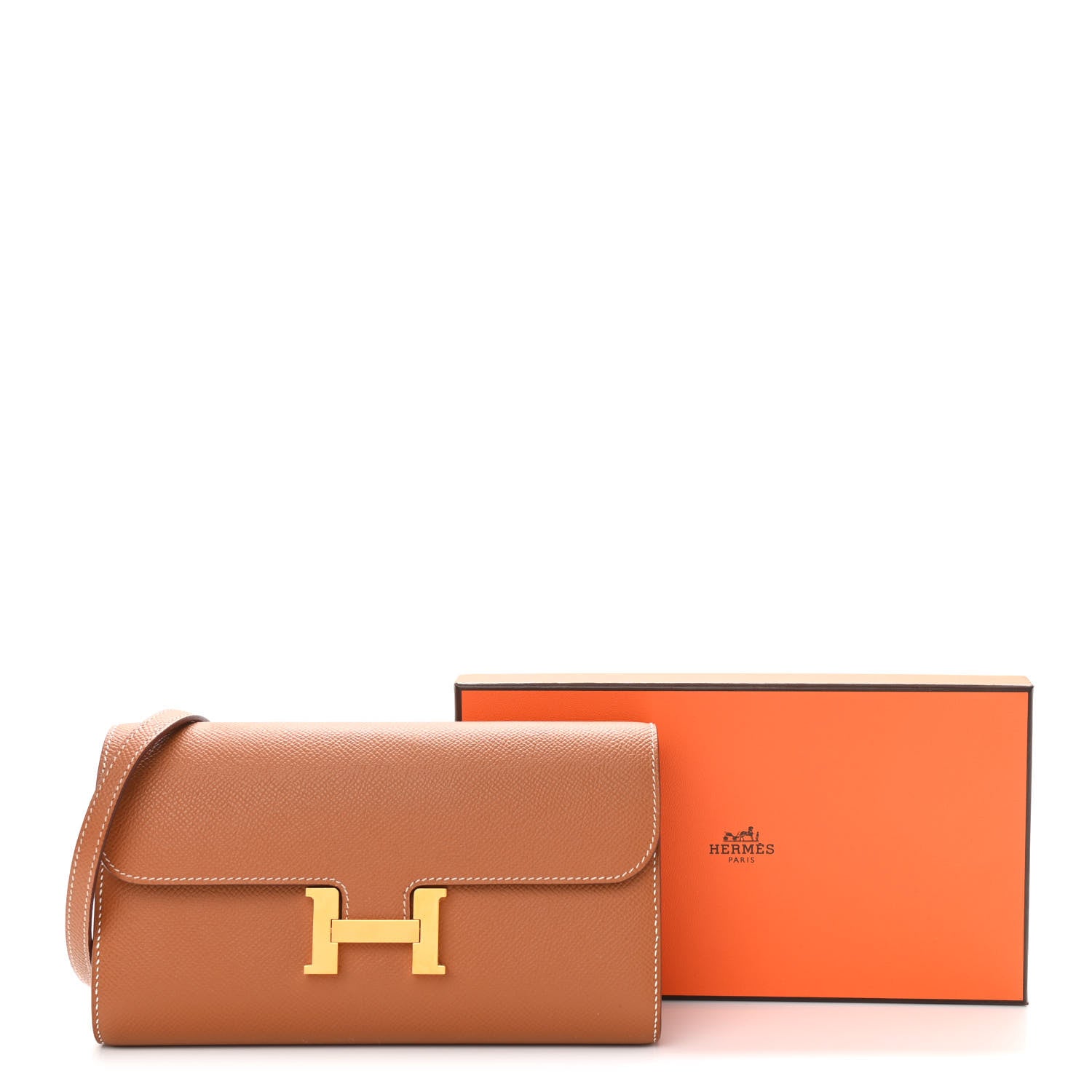 Hermes Epsom Constance Long Wallet To Go Gold 13 of 13
