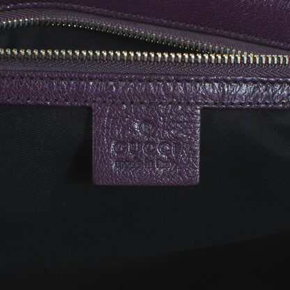Gucci Leather Blondie Satchel Purple 6 of 8