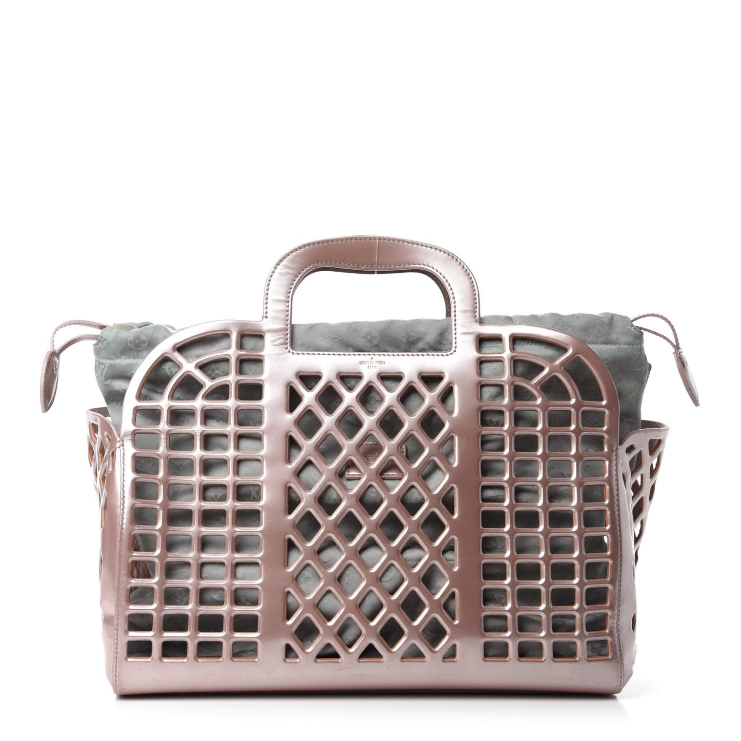 Metallic Patent Reef Jelly Basket MM Pink
