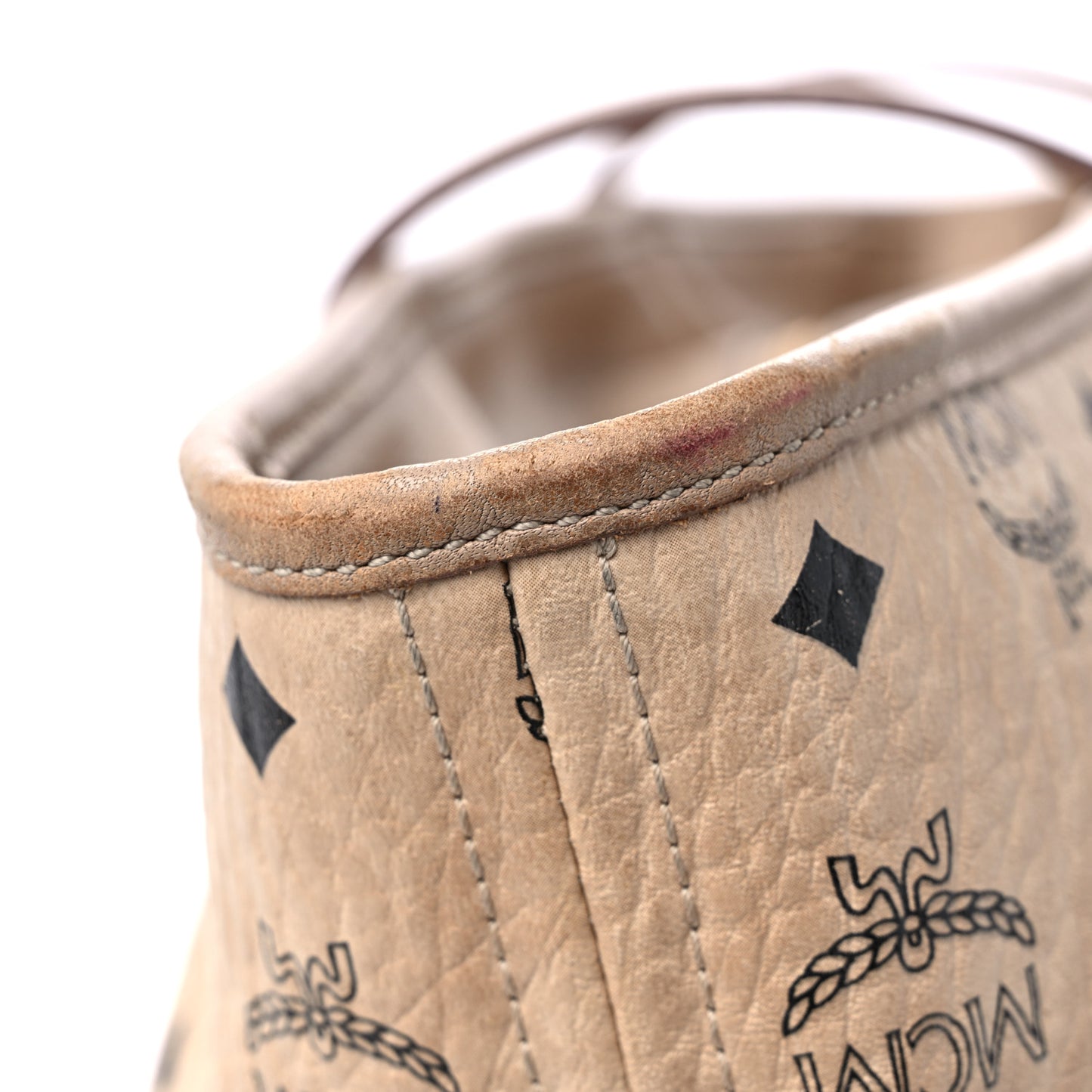 Visetos Medium Liz Reversible Shopper Tote Beige