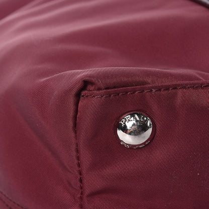 Prada Tessuto Nylon Vitello Tote Granato 8 of 12