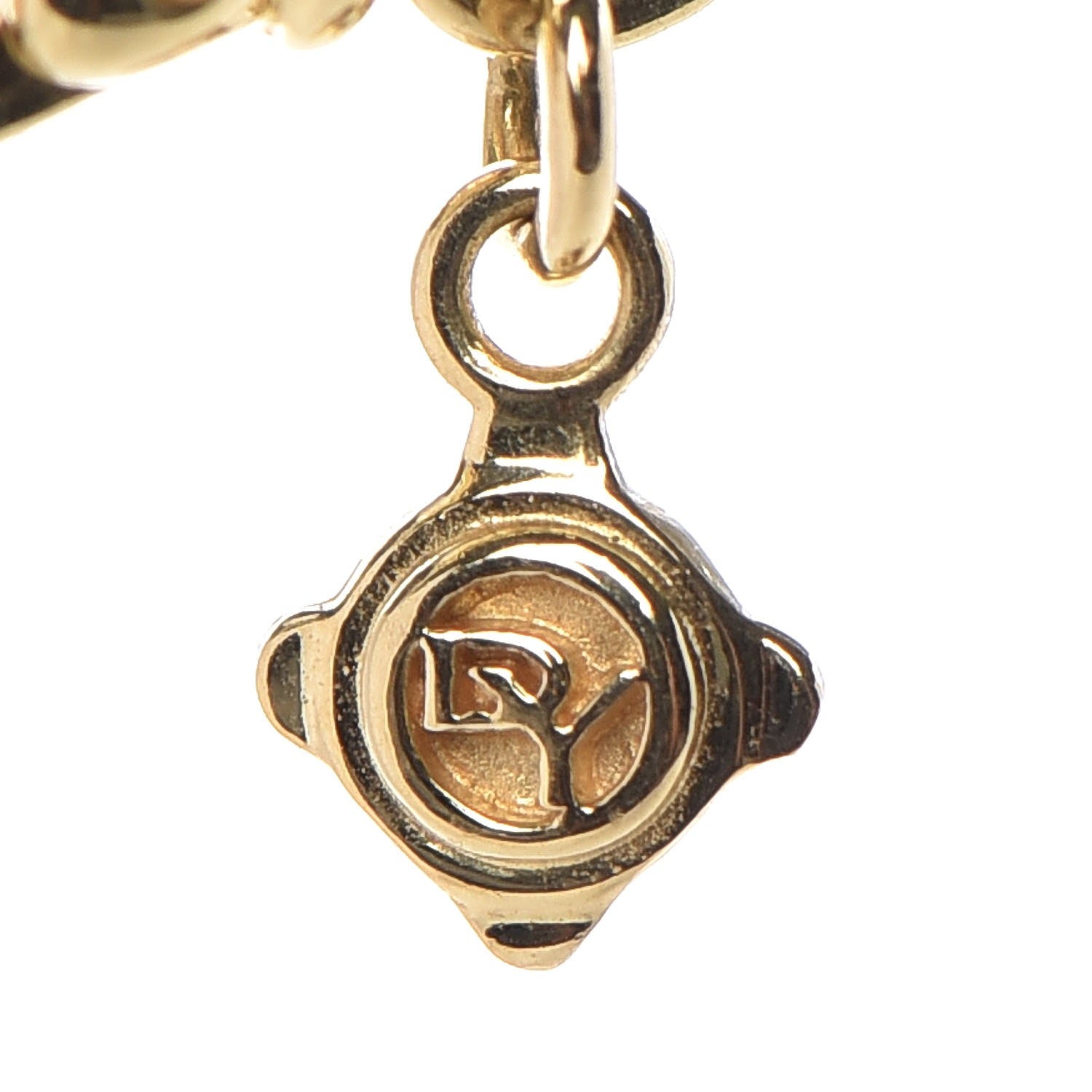David Yurman 18K Yellow Gold Diamond 7mm Infinity Pendant Necklace 6 of 7