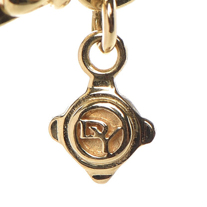 David Yurman 18K Yellow Gold Diamond 7mm Infinity Pendant Necklace 6 of 7