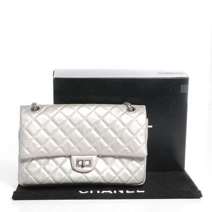 Chanel Lambskin 2.55 Reissue 226 Flap Silver 5 of 8