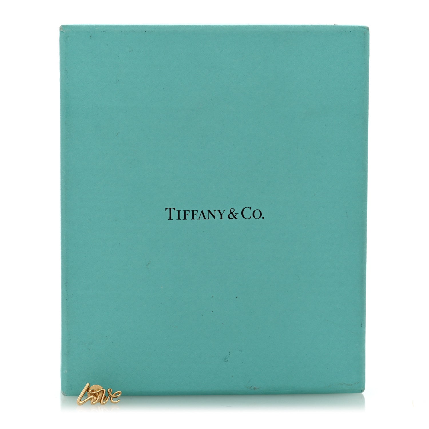 Tiffany 18K Yellow Gold Paloma's Graffiti Love Single Earring 11 of 11