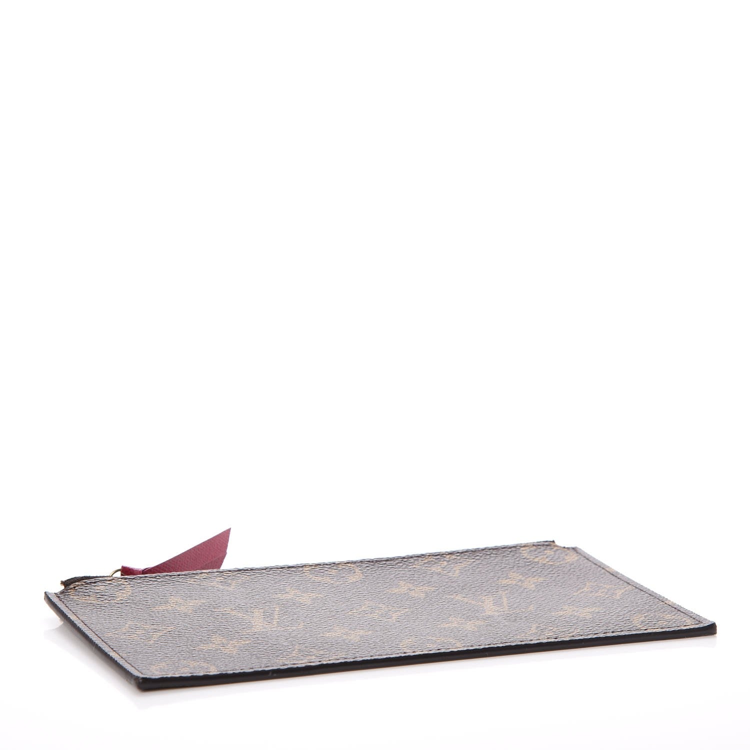 Louis Vuitton Monogram Felicie Chain Wallet Zippered Insert Fuchsia 4 of 6