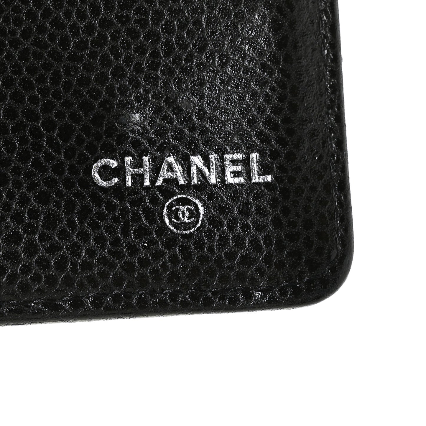 Caviar Quilted Large Flap Wallet Black