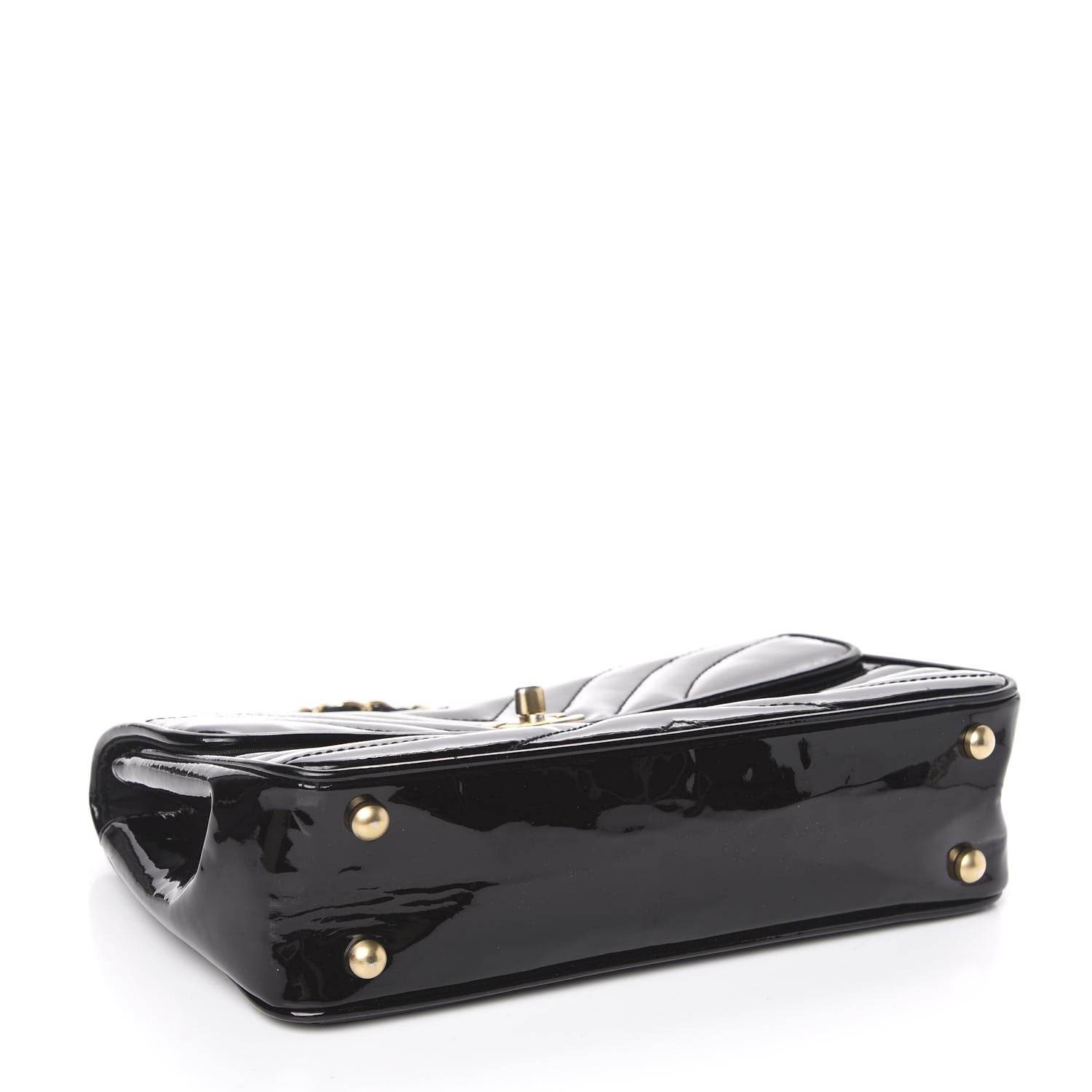 Chanel Patent Small Single Flap Black 3 of 8