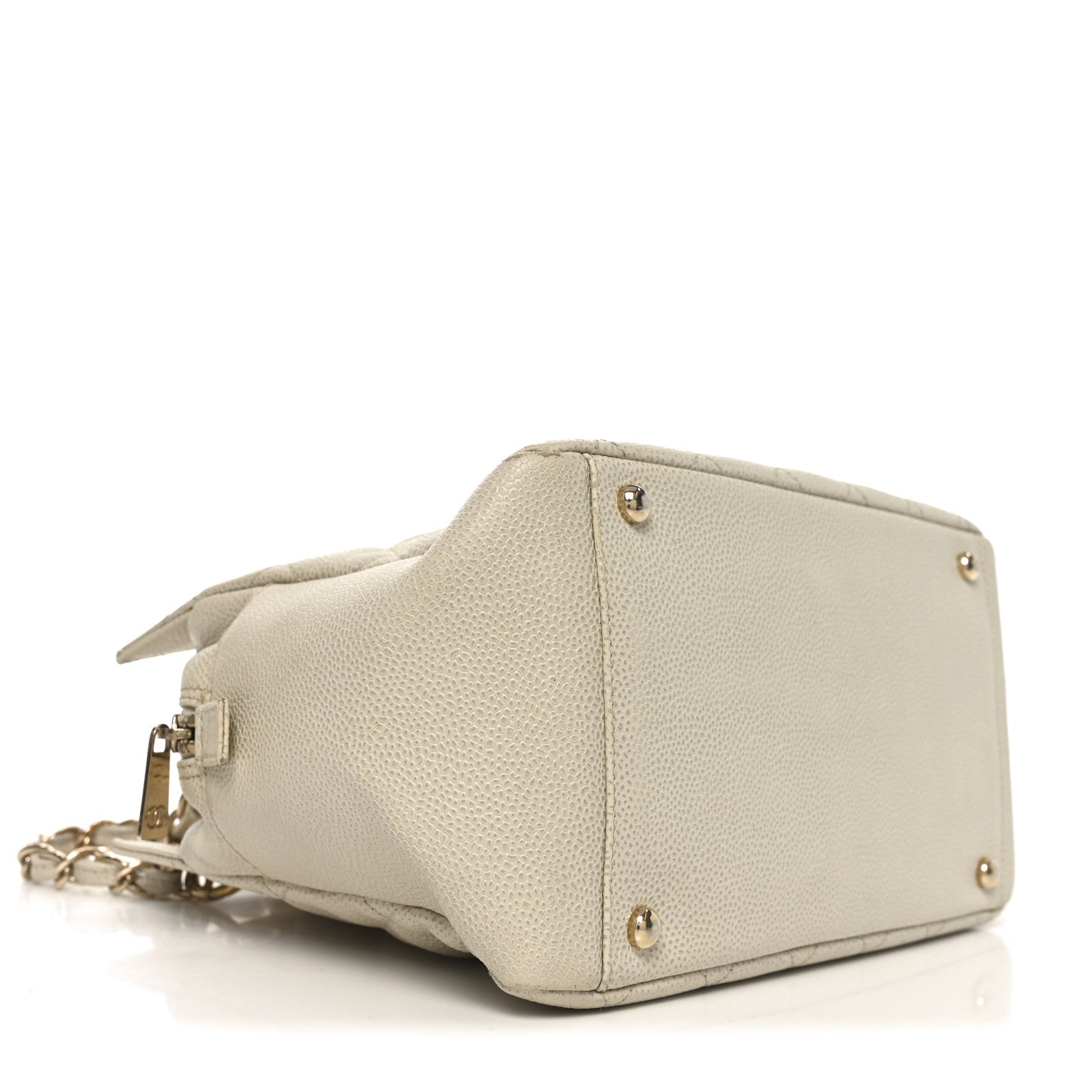 Chanel Caviar Quilted Petit Timeless Tote PTT Beige 9 of 11