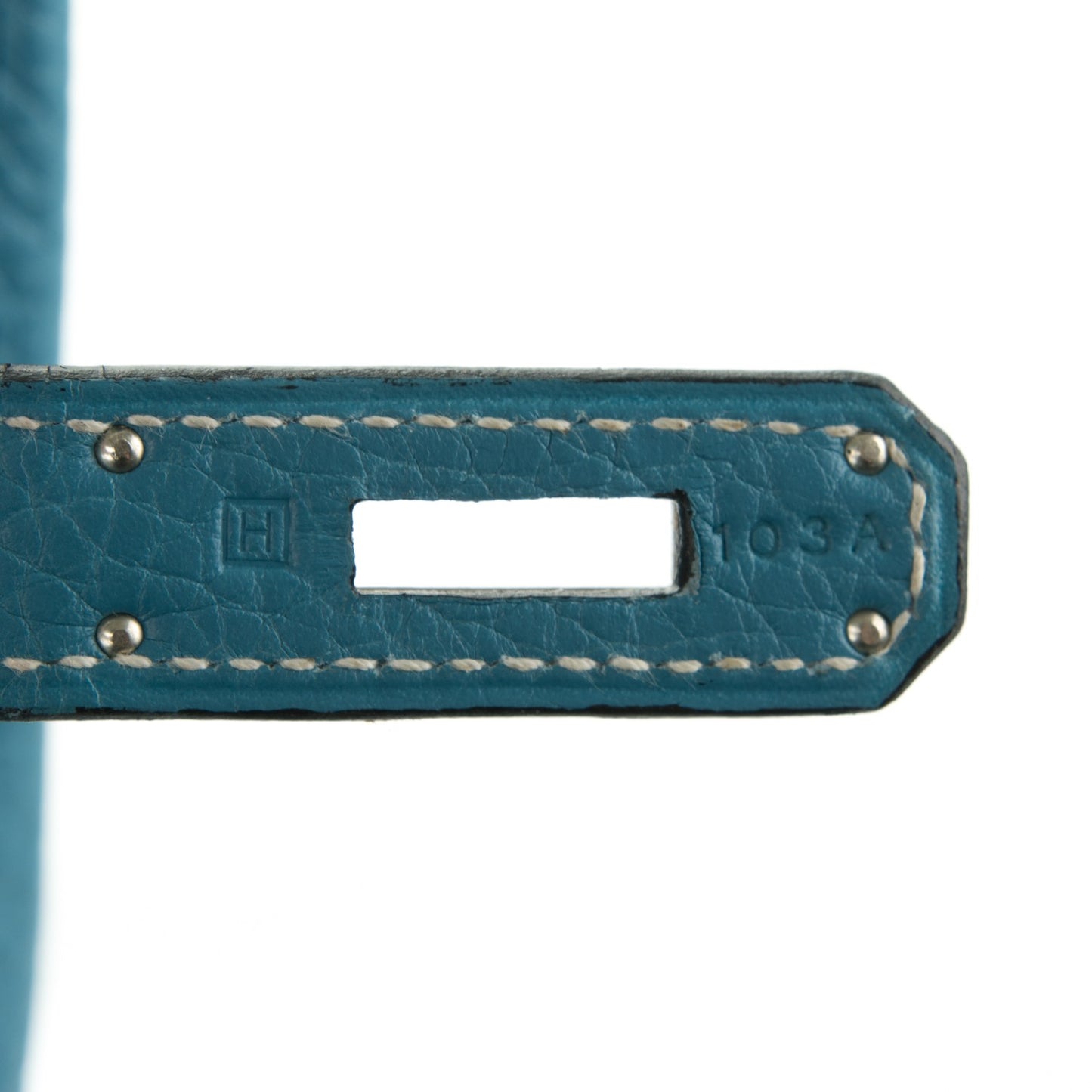 Taurillon Clemence Birkin 40 Blue Jean