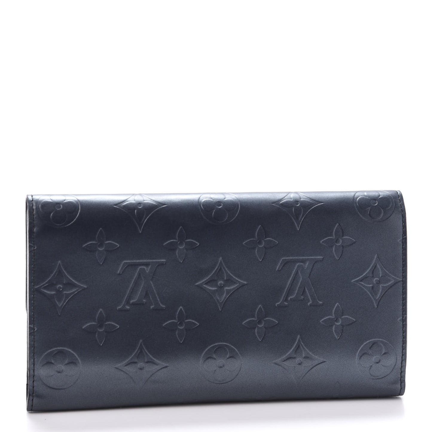 Mat Monogram Porte Tresor International Wallet Blue
