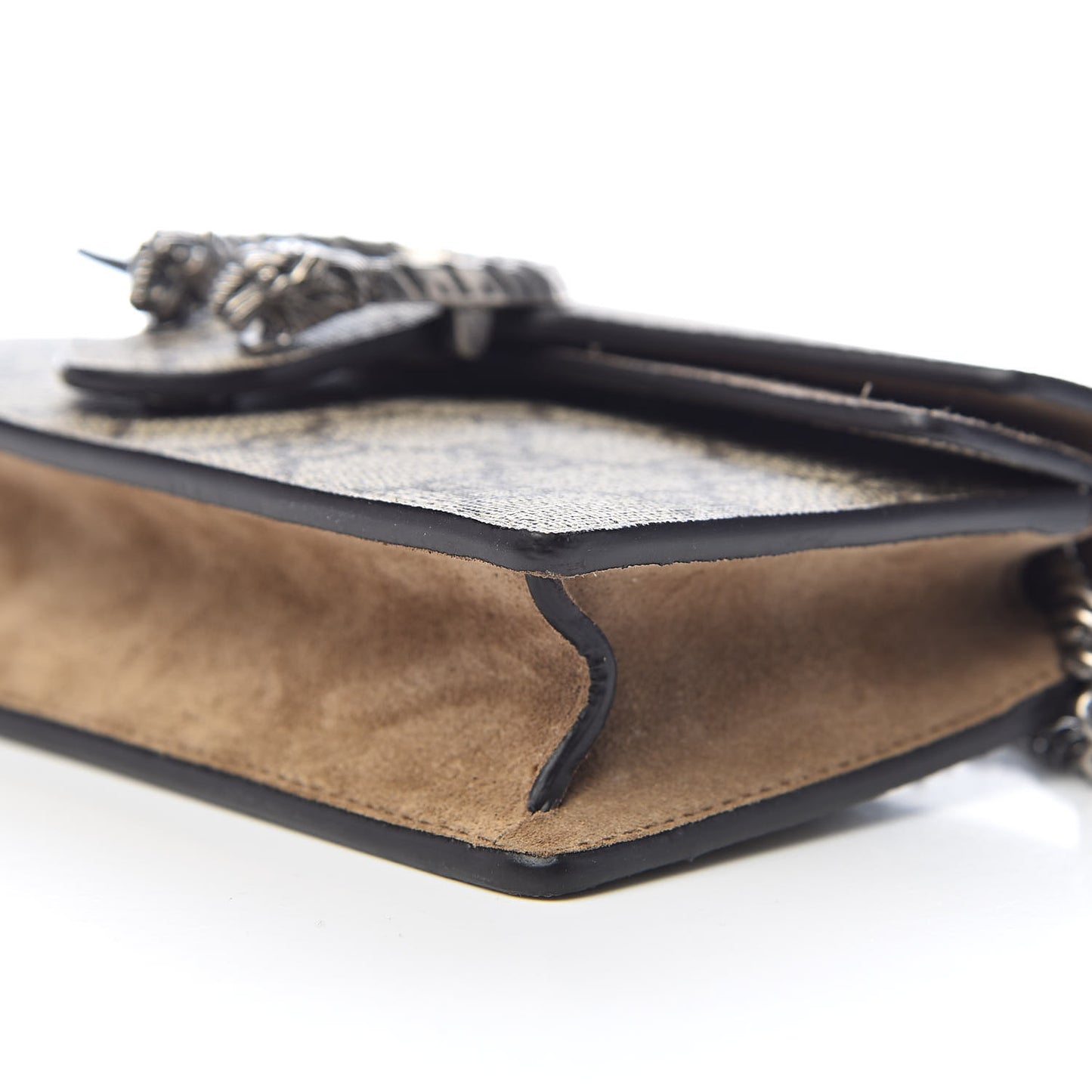 GG Supreme Monogram Super Mini Dionysus Shoulder Bag Taupe
