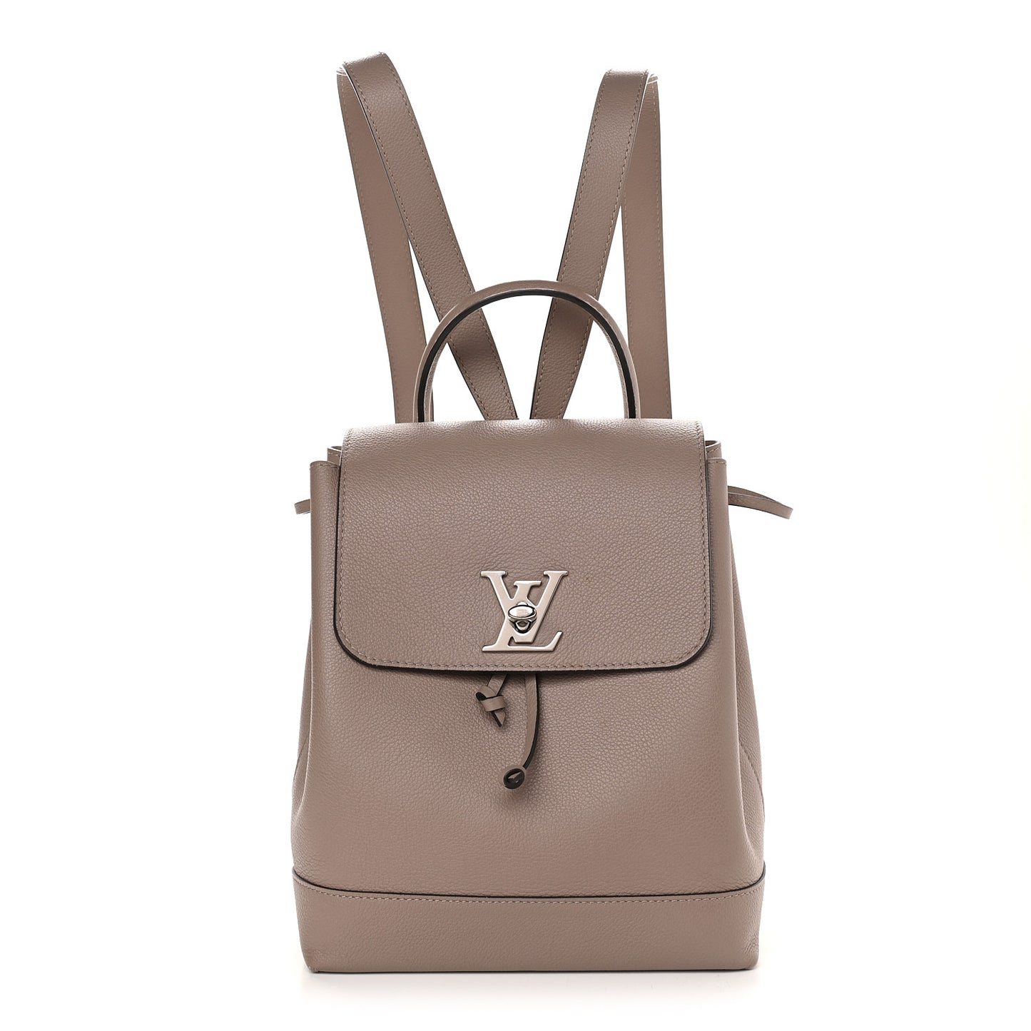 Soft Calfskin Lockme Backpack Mastic