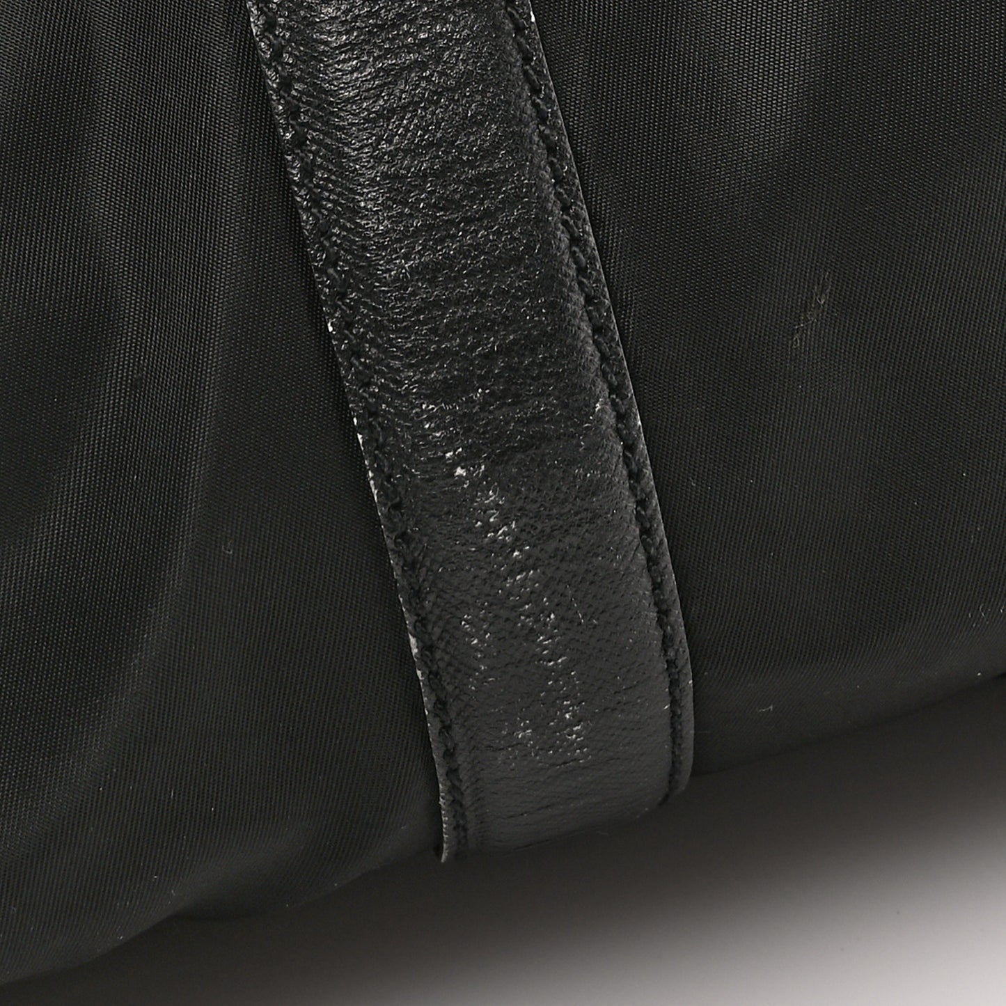 Tessuto Nylon Saffiano Duffle Black