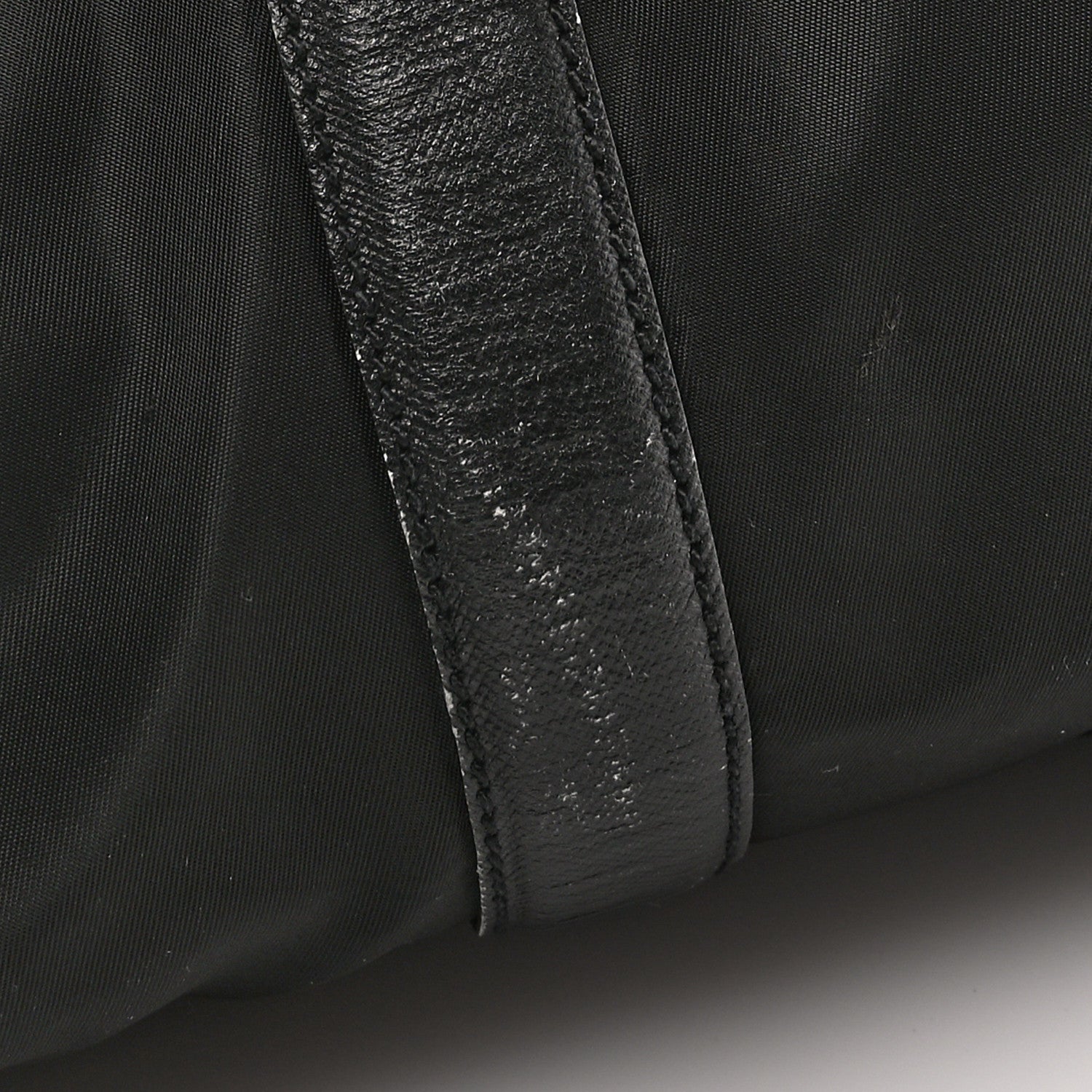 Prada Tessuto Nylon Saffiano Duffle Black 9 of 10