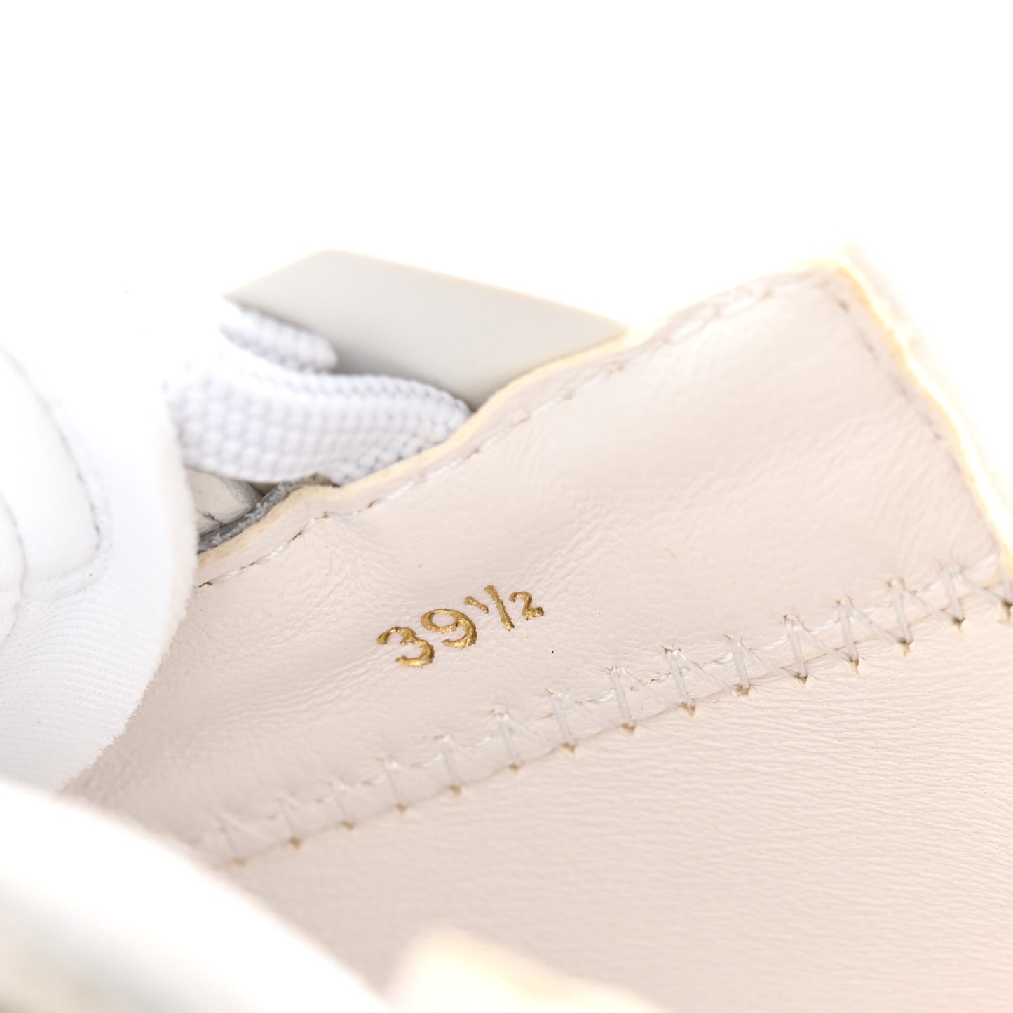 Vitello Womens Fendi Flow Low Top Sneakers 39.5 Ultra White