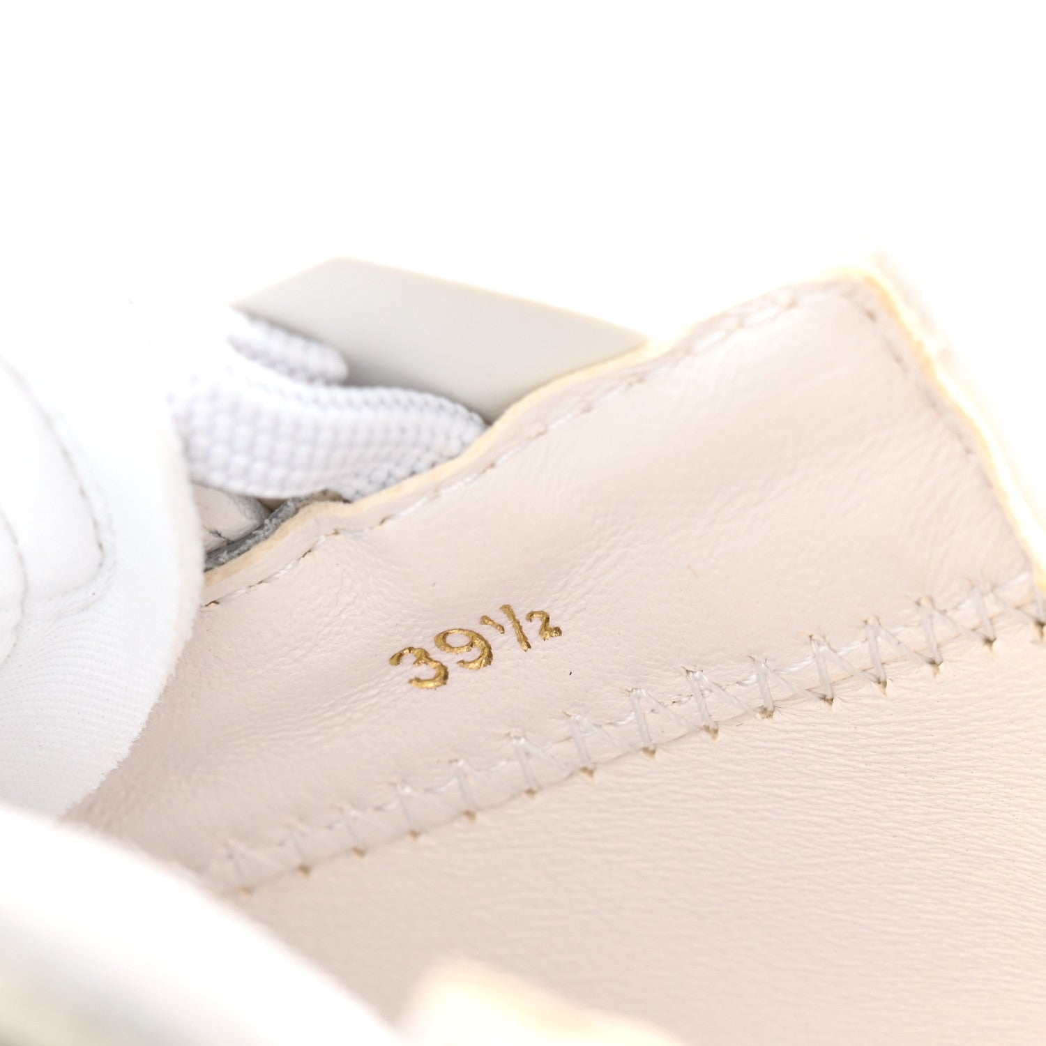 Fendi Vitello Womens Fendi Flow Low Top Sneakers 39.5 Ultra White 9 of 10