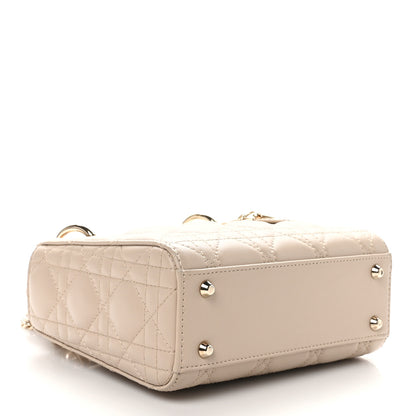Christian Dior Lambskin Cannage Mini Lady Dior Sand 4 of 11