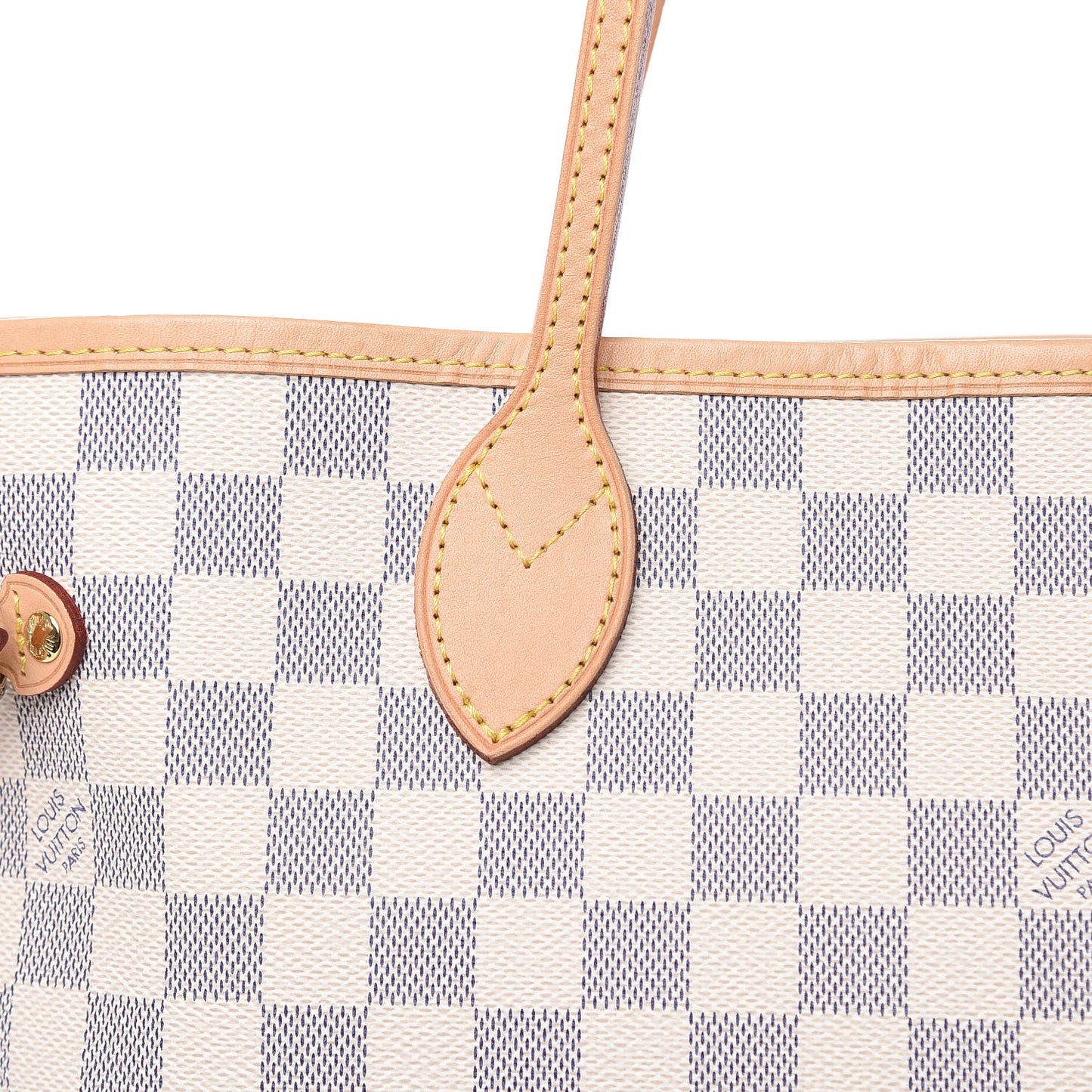 Damier Azur Neo Neverfull MM Rose Ballerine