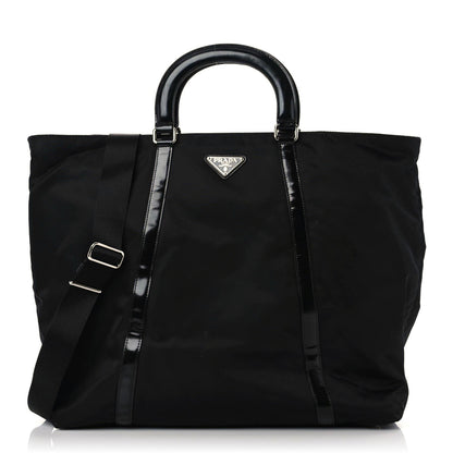 Prada Tessuto Nylon Spazzolato Tote Black 1 of 10