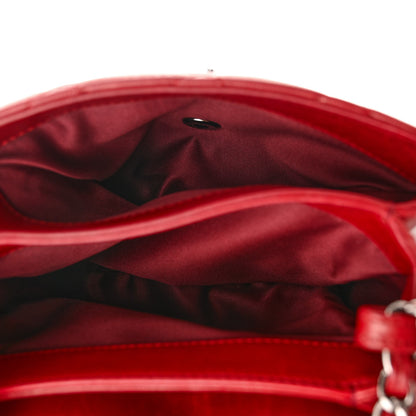 Chanel Lambskin Quilted Mini Chanel 3 Flap Red 5 of 10