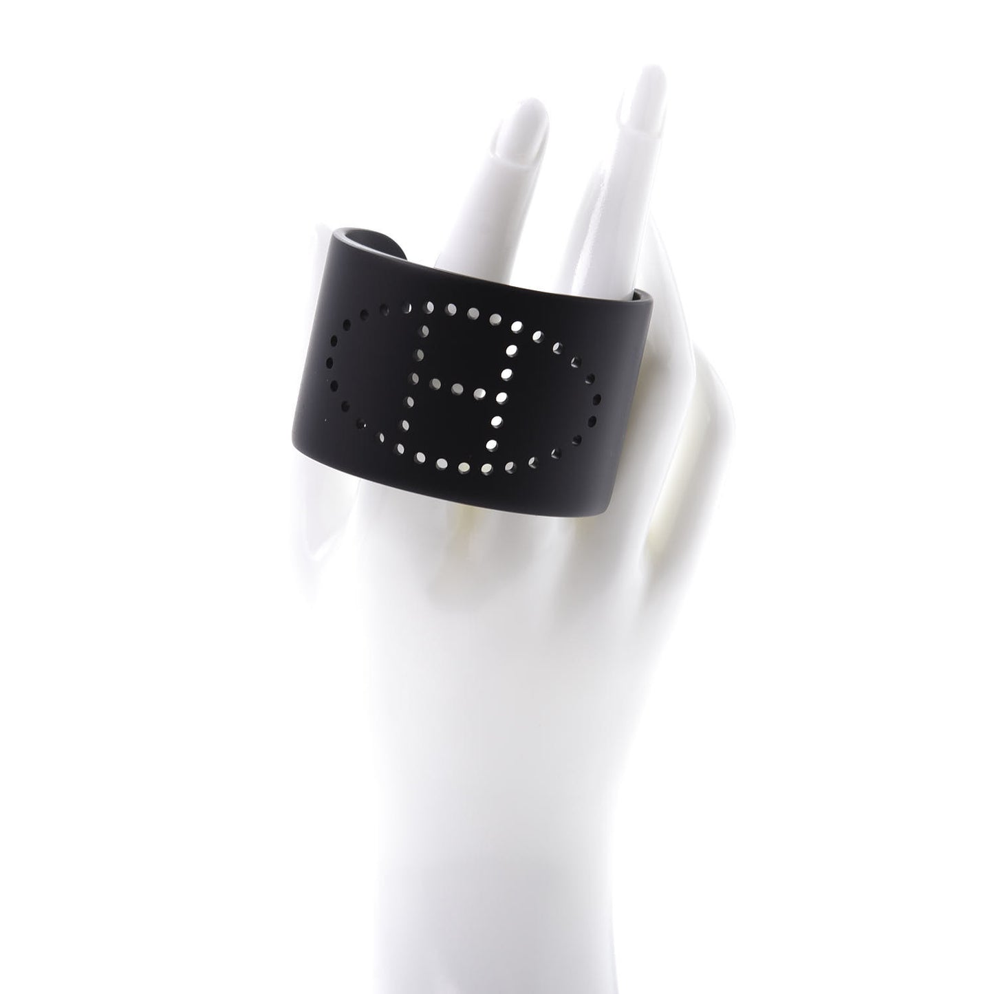 Aluminium Evelyne Sunset Cuff Bracelet T2 Black