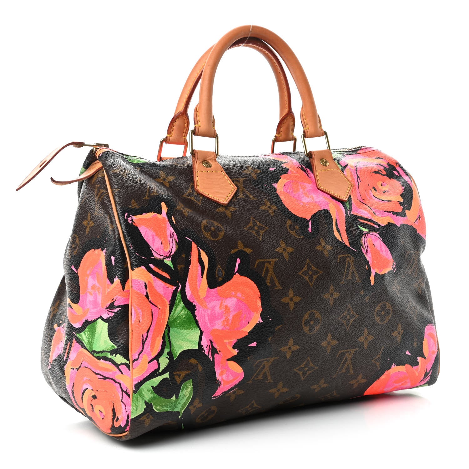 Louis Vuitton Monogram Roses Speedy 30 3 of 9