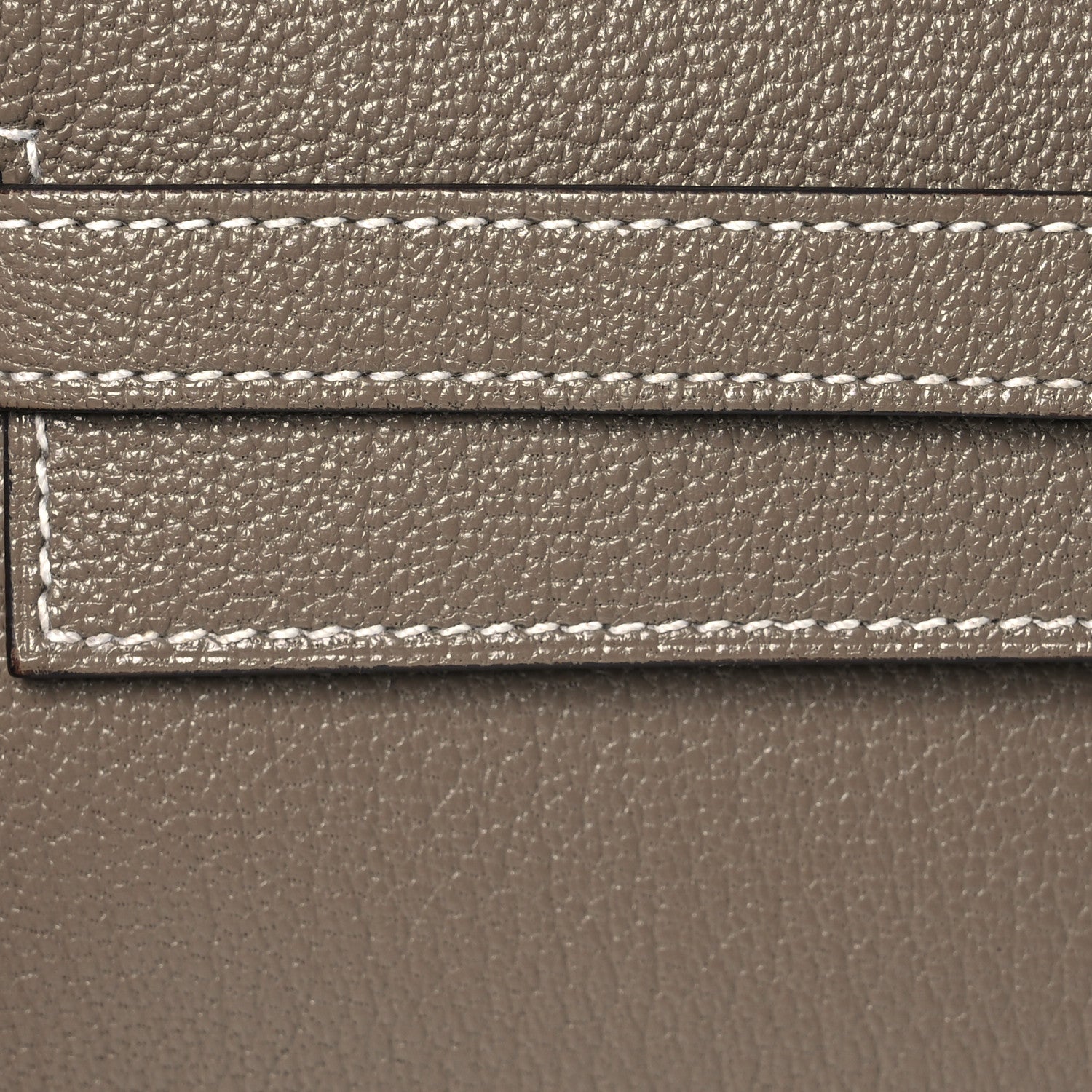 Hermes Chevre Mysore Kelly To Go Wallet Etoupe 10 of 15