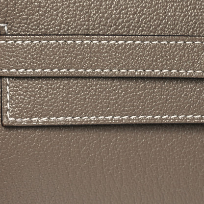 Hermes Chevre Mysore Kelly To Go Wallet Etoupe 10 of 15