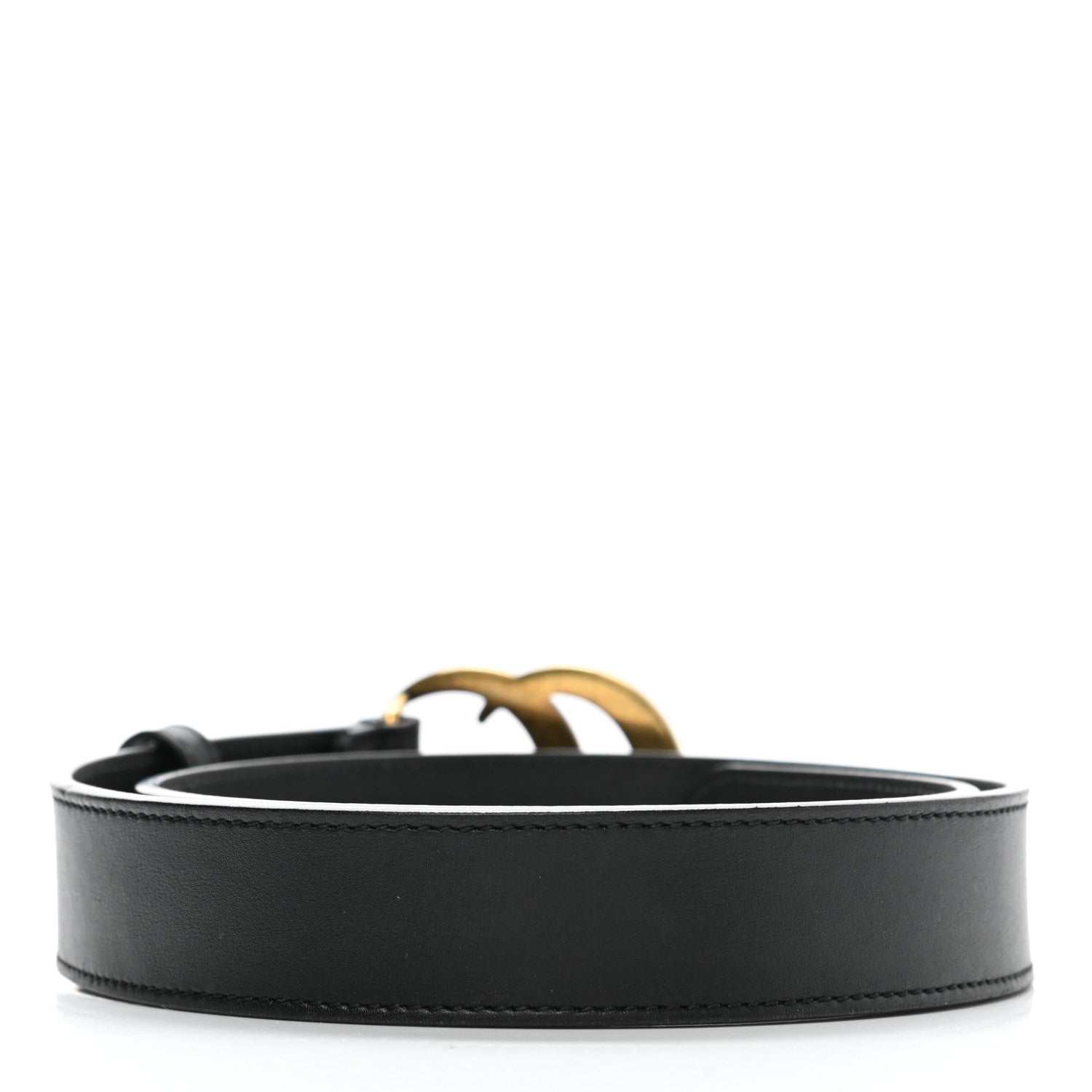 Gucci Calfskin Double G 30mm Belt 75 30 Black 2 of 6