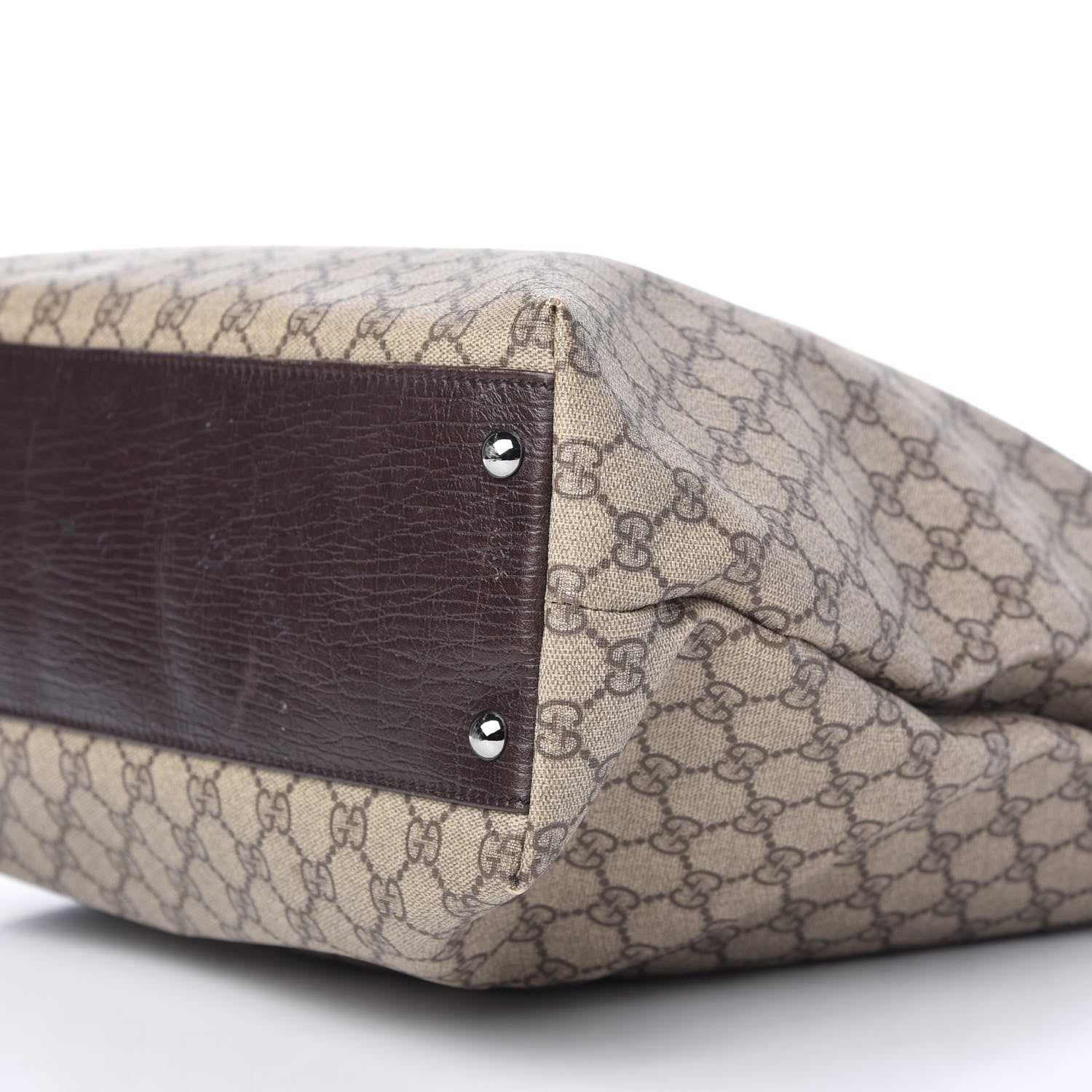 Gucci GG Plus Monogram Vertical Tote Dark Brown 7 of 10