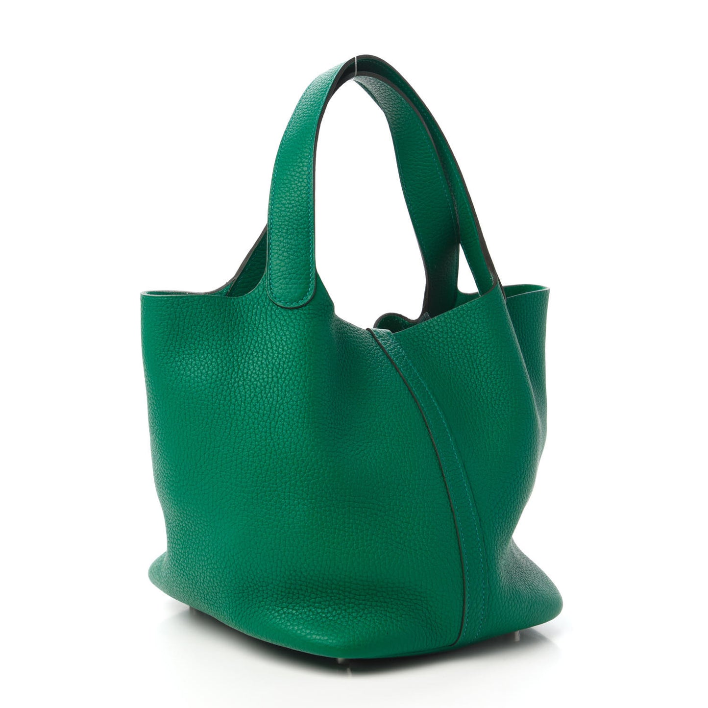 Taurillon Clemence Picotin Lock 22 MM Vert Vertigo