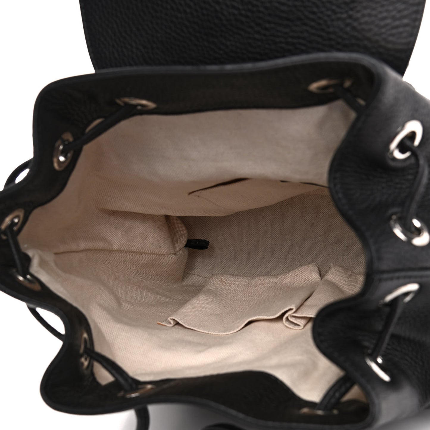 Cellarius Calfskin Medium Bamboo Backpack Black