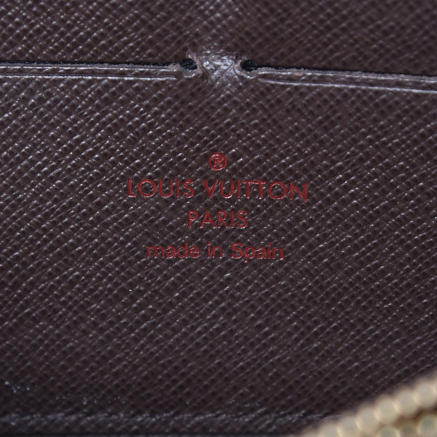 Damier Ebene Zippy Wallet