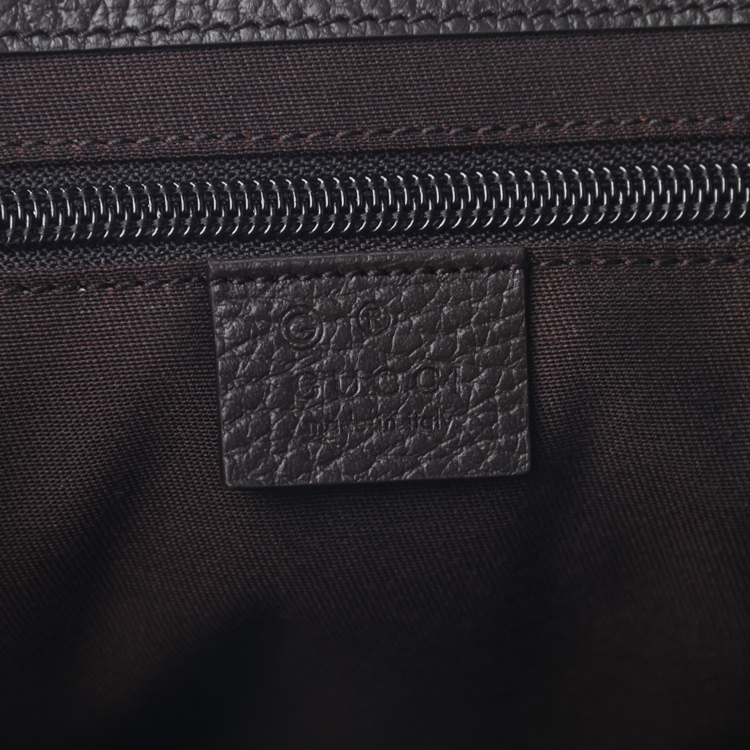 Gucci Monogram Large Flap Messenger Bag Beige Dark Brown 6 of 9