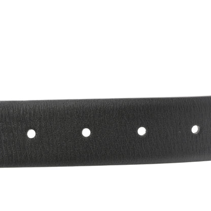 Chanel Calfskin Lambskin Metal Chain Reversible Belt 80 32 Black Burgundy 3 of 6