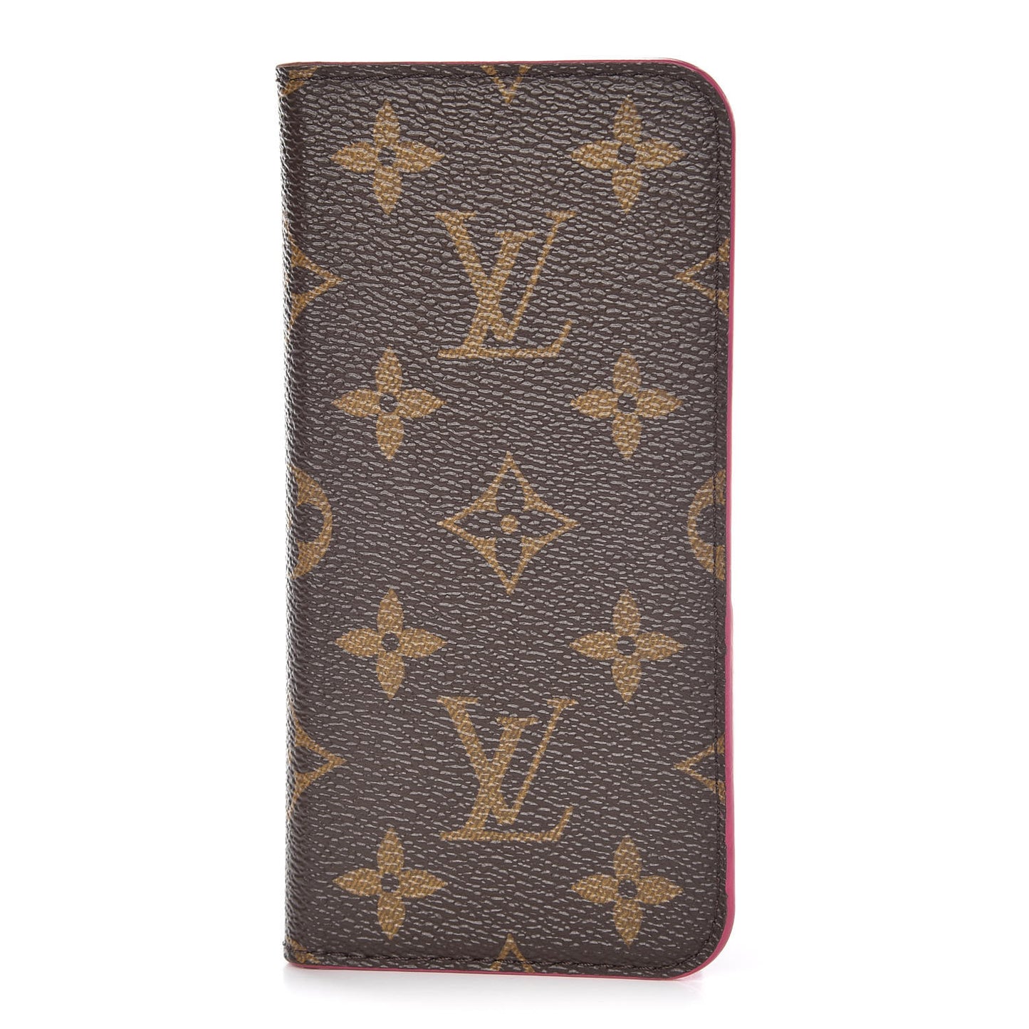 Monogram iPhone X Folio Case Rose Pop