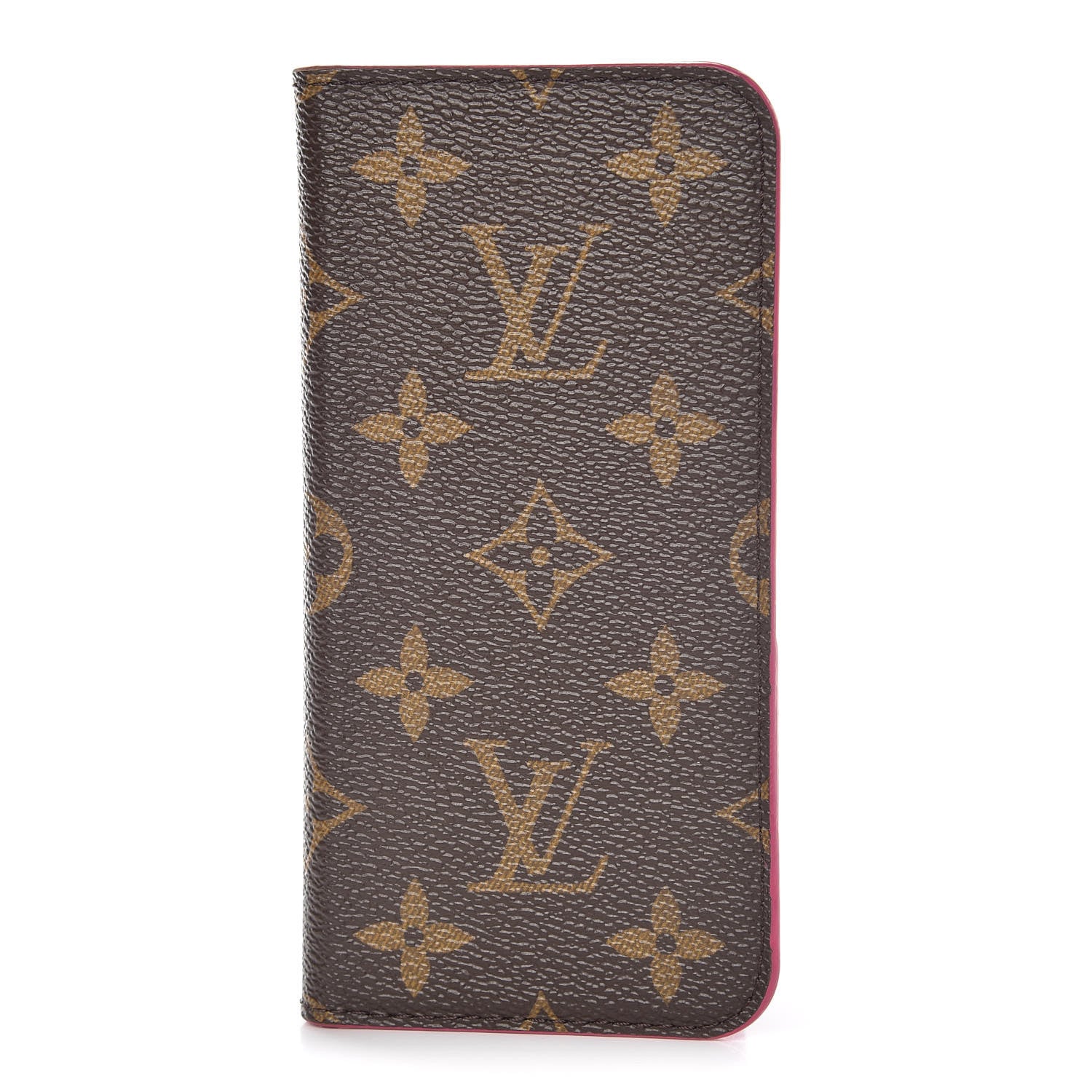 Louis Vuitton Monogram iPhone X Folio Case Rose Pop 1 of 9