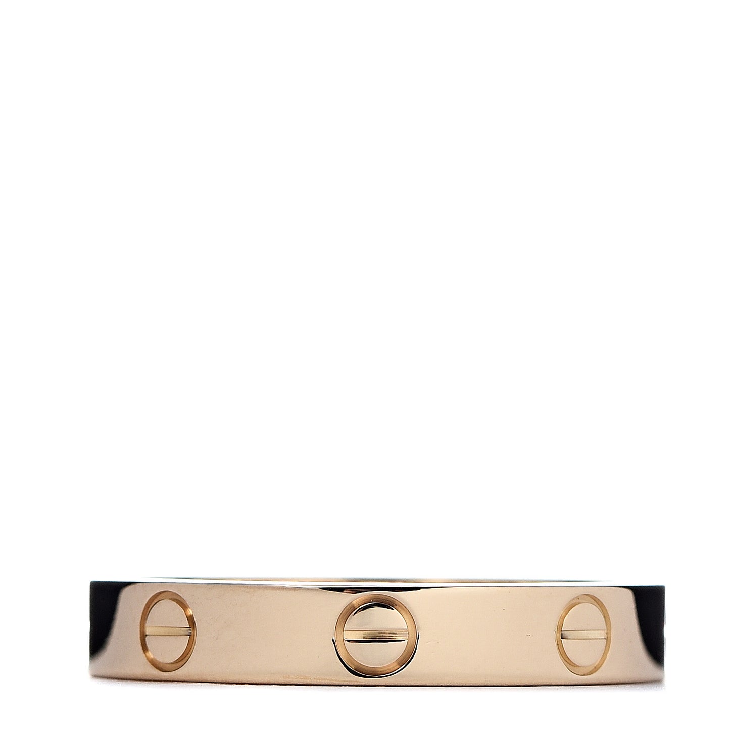 18K Yellow Gold 3.5mm LOVE Wedding Band Ring 59 8.75