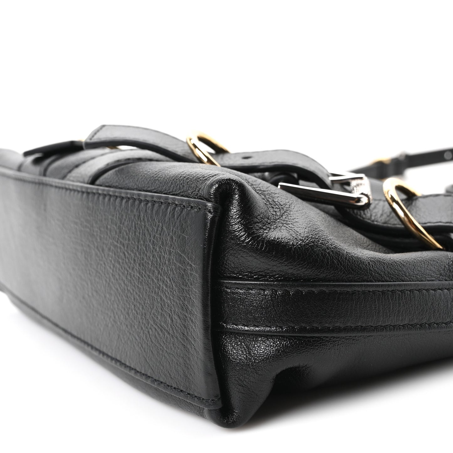 Calfskin Small Voyou Bag Black