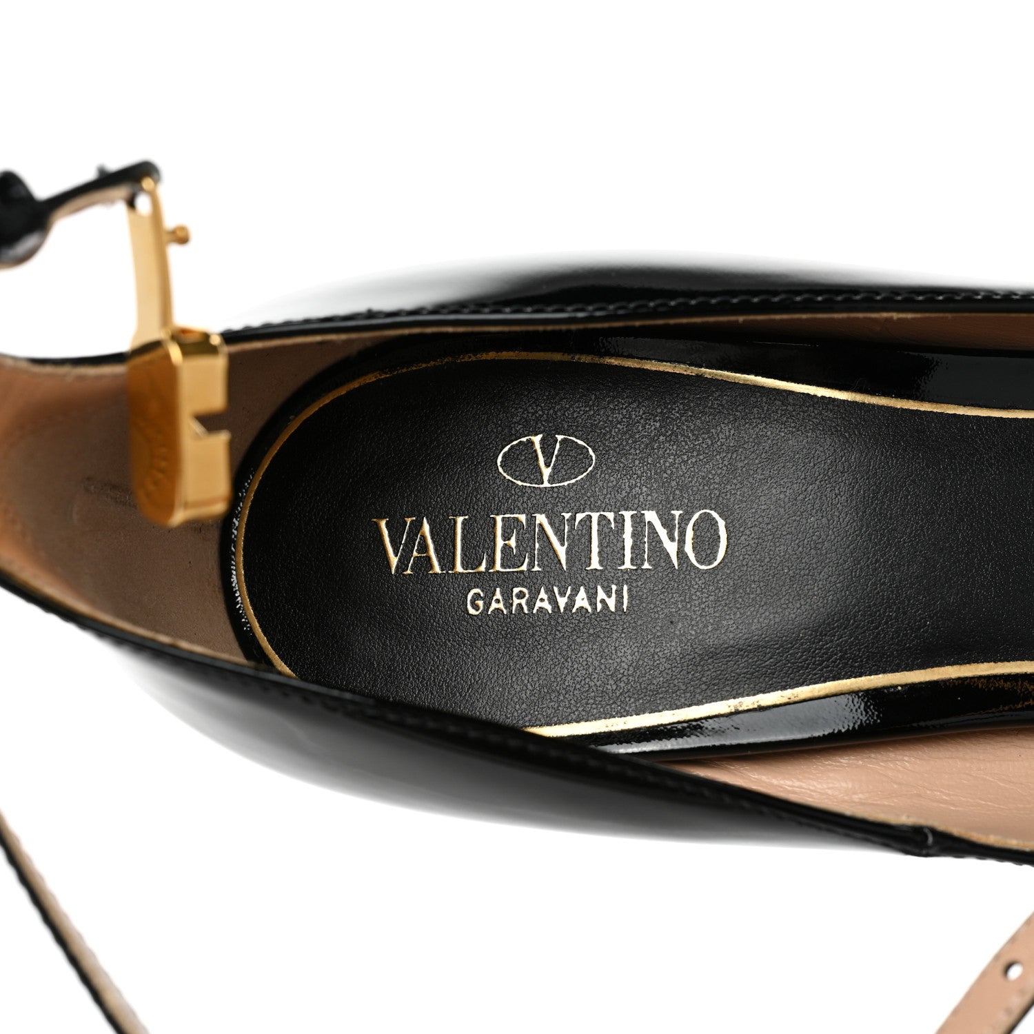 Valentino Garavani Patent Tan-Go 55/155mm Platform Pumps 40 Black 7 of 10