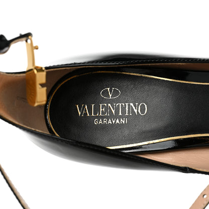 Valentino Garavani Patent Tan-Go 55/155mm Platform Pumps 40 Black 7 of 10