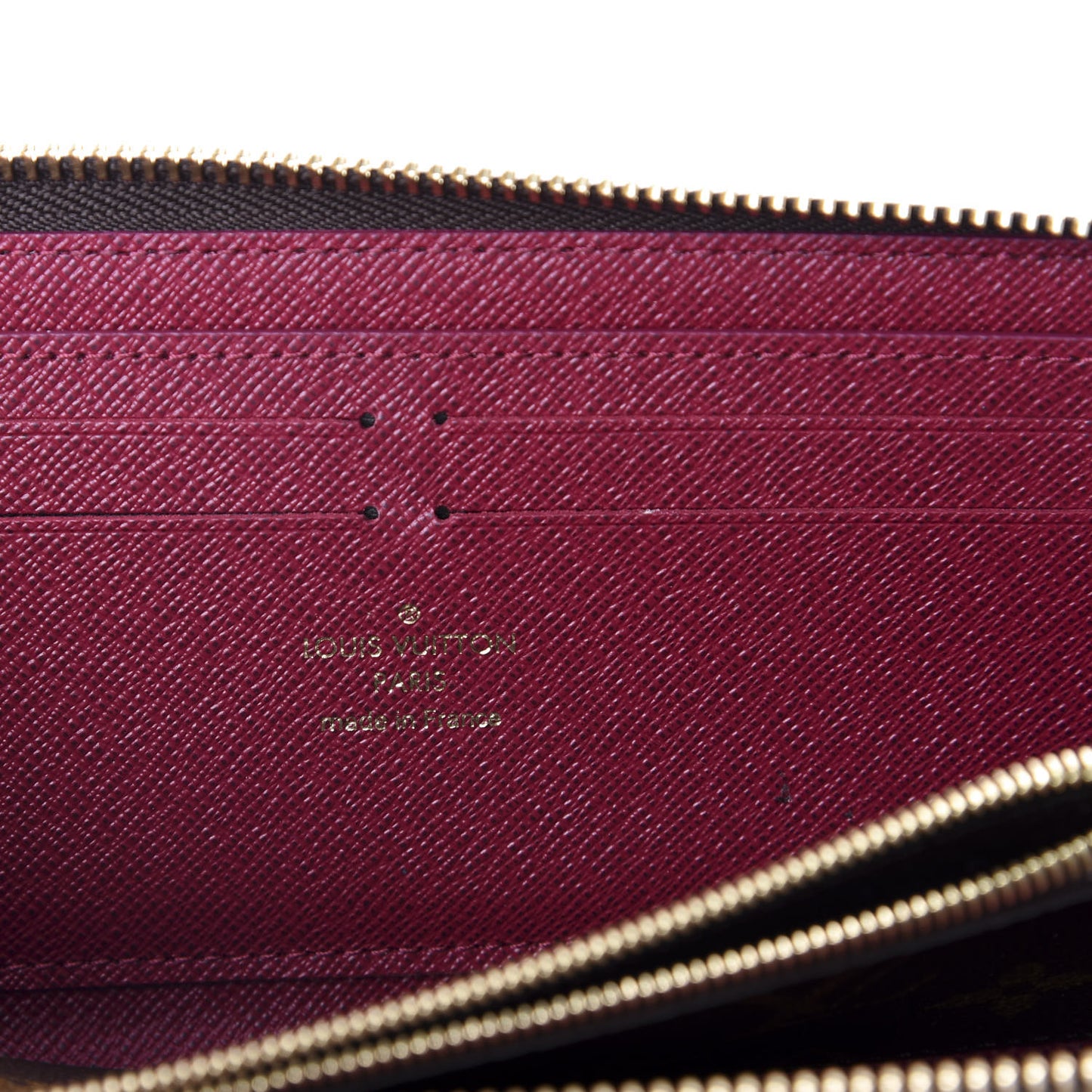 Monogram Clemence Wallet Fuchsia