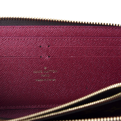 Louis Vuitton Monogram Clemence Wallet Fuchsia 6 of 6